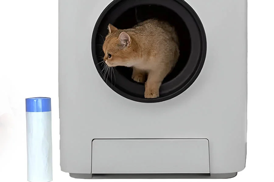 auto scooping litter box