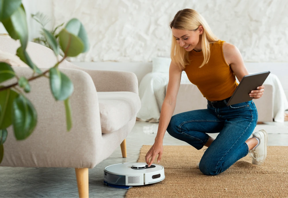 robot vacuum and mop cleaner